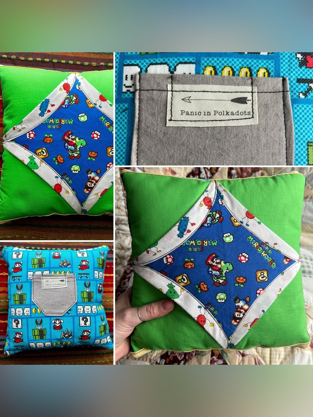 Tooth Fairy Pillow - Super Mario Bros